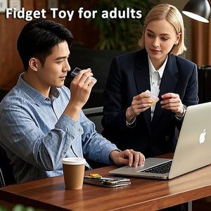 Cảm giác Thần Tài Spinners cho người lớn trẻ em nhỏ kim loại trượt làm giảm lo lắng căng thẳng lo lắng cho lớp học văn phòng bàn Quà Tặng - Product Image 6