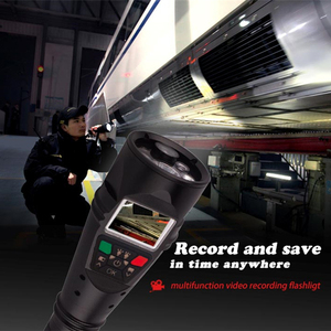 ที่มีคุณภาพสูงและราคาถูกรถไฟตรวจสอบกล้องไฟฉายที่มีการแสดงผลบันทึกวิดีโอไฟฉาย LED ชาร์จไฟฉาย DVR - Product Image 6