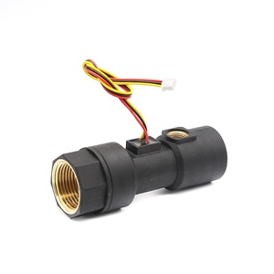流量计2-50L/min塑料DN25 NPT港口霍尔开关水流量传感器，带止回阀过滤机水计数器 - Product Image 2