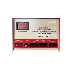 5KVA tek fazlı AC voltaj regülatörü otomatik voltaj ve frekans sabitleyici