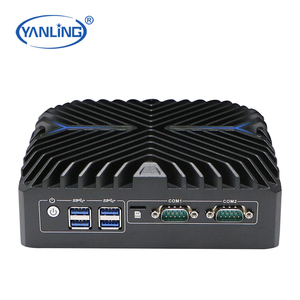 Mini Pc sin ventilador I7 de gama alta, soporte de computadora integrado, sistema Barebone 4K, Mini Pc de pantalla dual - Product Image 3