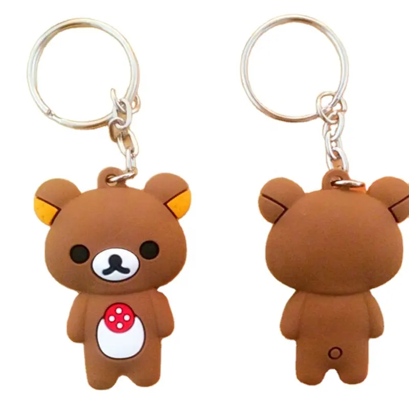 Factory hot selling customized doll toys 2D/ 3D pvc key chain