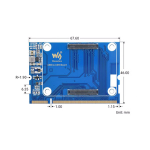 Raspberry Pi CM4 a CM3 modulo di espansione scheda di calcolo modulo di calcolo 3 + scheda madre adattatore