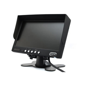 Monitor de coche de 7 pulgadas, pantalla TFT LCD, PAL/NTSC, entrada de vídeo de 2 vías, Monitor de marcha atrás para seguridad trasera de coche, Ayuda de marcha atrás - Product Image 1