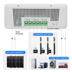 Контроллер MPPT 48 В 10a 20a 30a 40a 50a 60a 80a 100a ЖК-дисплей Контроллер солнечного заряда - Product Image 5
