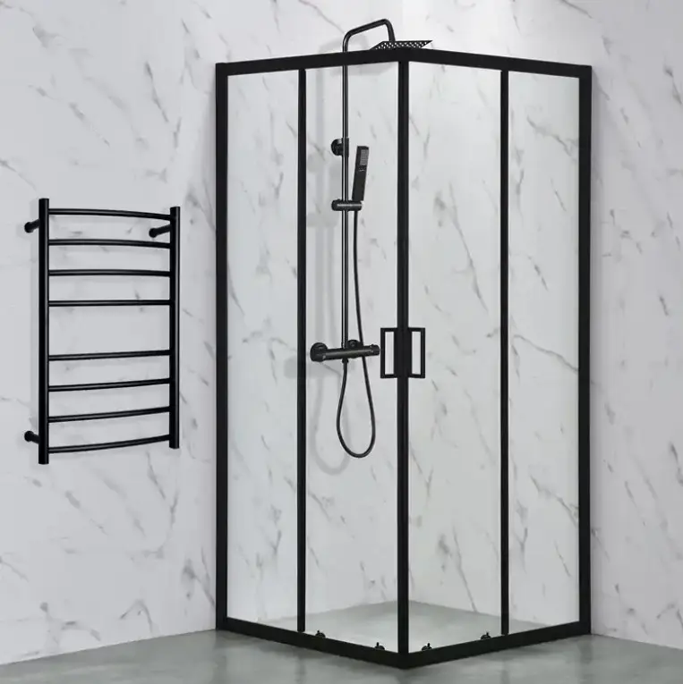 Factory Direct Sell Elegant Design Sliding Door Shower Enclosure With Tempered Safety Transparent Glass For the Bathroom