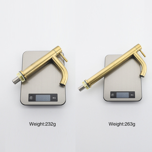 &quot;golden <strong>Brushed</strong> <strong>Gold</strong> Bathroom Faucet &quot; - Product Image 6