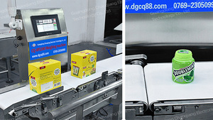 Sản xuất tự động đa checkweigher calibrable kiểm tra định lượng vành đai băng tải chính xác trọng lượng phân loại máy với rejector - Product Image 6