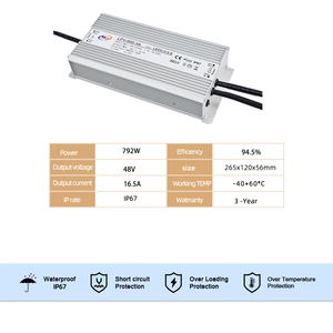 OEM发光二极管防水开关电源PLV-800-48 800瓦<span class=keywords><strong>DC</strong></span>变压器转换安全户外48v电源<span class=keywords><strong>DC</strong></span>