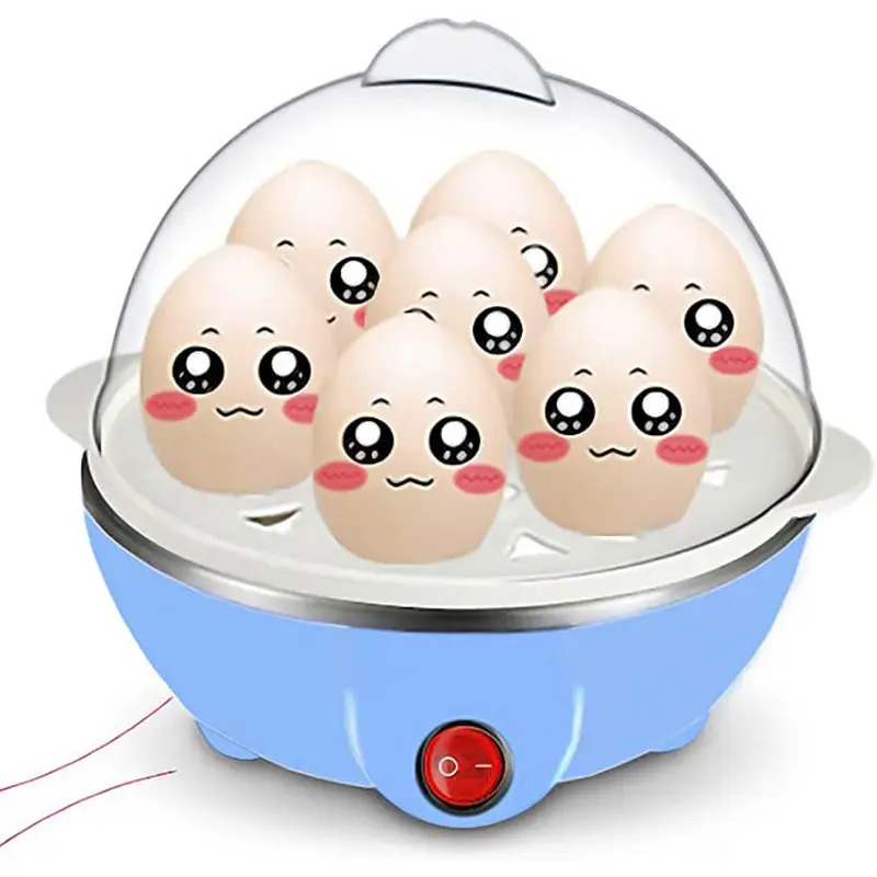 Caldaia elettrica per uova 7/14 pezzi uova doppio strato automatico Mini piroscafo bracconiere cucina strumenti di cottura a vapore per uova macchina per la colazione