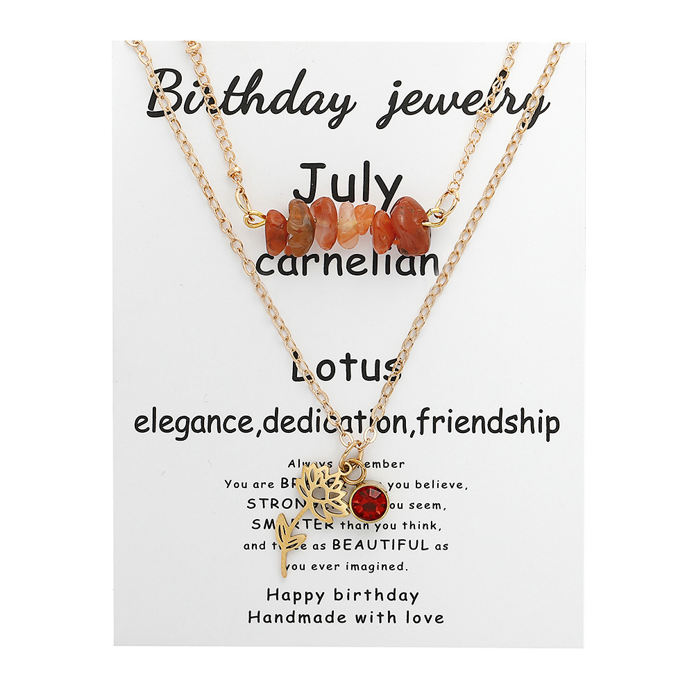 mix-July red agate