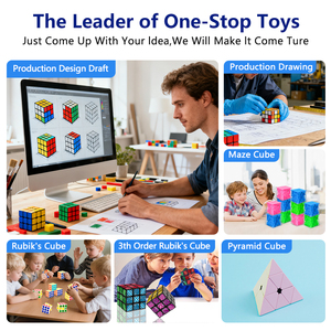 3x3 Chất Lượng Cao Ma Thuật Cube Mịn Vật Liệu Trong Suốt Tốc Độ Giáo Dục Trẻ Em Đồ Chơi Hiệu Suất Ổn Định Sáng Câu Đố Cube - Product Image 3