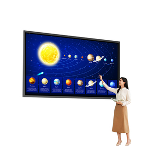 Duvara monte dijital tabela dokunmatik ekran 65 inç reklam oyuncu dijital led tv reklam ekranı - Product Image 3