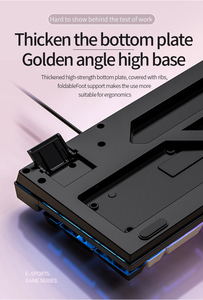 Teclado K500 personalizado con cable, accesorio lavable rgb para juegos, gamer, ordenador, con cable - Product Image 5