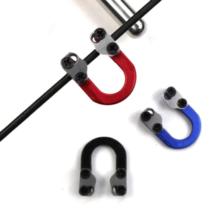 Compound Bow Aluminum D <strong>Loop</strong> <strong>Release</strong> Bow <strong>String</strong> Nock D <strong>Loop</strong> D Ring U Nock Bowstring Safety <strong>Release</strong> Metal Buckle - Product Image 1