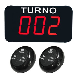 Ycall bật O Matic số gọi hệ thống quản lý hàng đợi máy nhắn tin Nhà hàng không dây (1 màn hình turno 2 nút tiếp theo) - Product Image 2