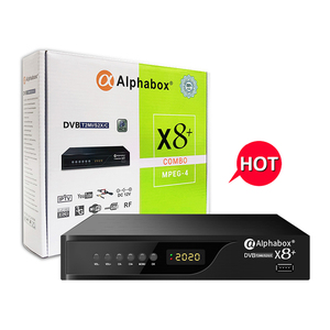 Alphabo X8 + yeni okyanus 3 artı kong 2 dekoder set üstü kutu kartı uydu dekoder sim kart yuvası ile kod ücretsiz dvb-c - Product Image 1