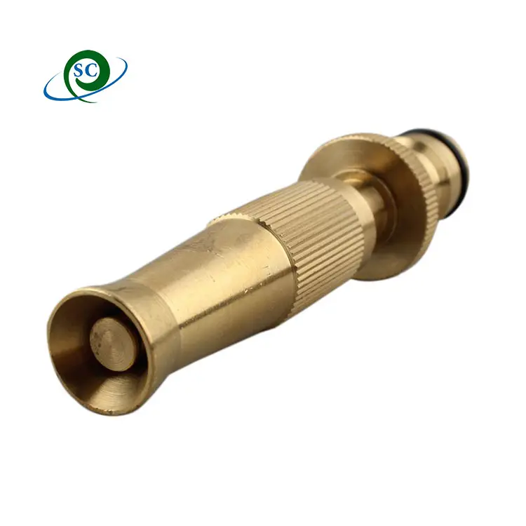 Brass nozzle high pressure water spray gun for car wash garden hose connector