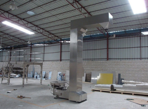 Línea de montaje de transportador de elevador de cubo tipo Z de grado alimenticio de gran capacidad para manejo de material a granel azúcar Snack arroz grano - Product Image 2