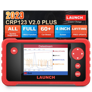 2024升级推出CRP123 V2.0 plus OBD2扫描仪原始诊断工具适用于所有系统汽车扫描OBDII VIN阅读器 - Product Image 1
