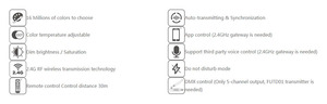 Controlador LED 5 en 1 Salida de 2,4G Max 30A Compatible con Tuya Smart App Control y DMX y Control de voz de terceros 5 Modo de salida - Product Image 3