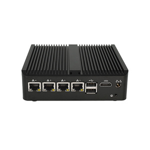 4 Port Lan RJ45 Firewall Router J4125 J6412 N100 Mini <strong>Computer</strong> Linux WiFi 5 WiFi 6 Mini PC Pfsense Firewall PC - Product Image 2