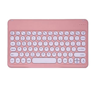Teclado portátil inalámbrico Bluetooth para Samsung para iPad Air pro Tablet teclado 10 pulgadas Mini teclado con botones de teclas redondas - Product Image 5