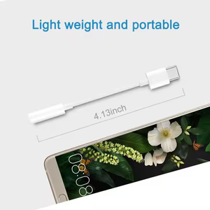 工厂批发高品质C型至3.5毫米Aux插孔适配器音频C型耳机适配器 - Product Image 3