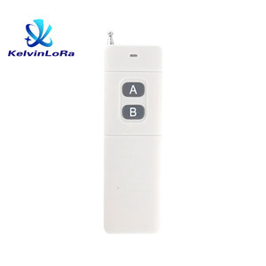 เครื่องส่งสัญญาณควบคุมระยะไกลแบบ2ปุ่ม RF กำลังสูง433MHz 5km แบบสากลไร้สาย - Product Image 1