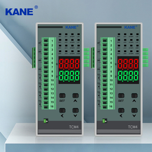 Controlador de temperatura KANE TCM4 PLC Pid, control de salida de entrada multicanal de 4 canales, montaje en riel DIN personalizable OEM - Product Image 1