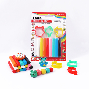Foska güvenli ve toksik olmayan sonsuz yeniden kullanılabilir renk karıştırma çocuklar çocuklar ve sanatçılar için 8 canlı renkler modelleme kil - Product Image 6
