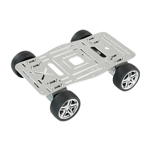 Mini-Roboter-Chassis-Kits mit 310-Getriebemotor und 4-Kanal-Motortreiberplatinen-Erweiterungsplatine MSPM0 für Roboter-Autorennen - Product Image 1