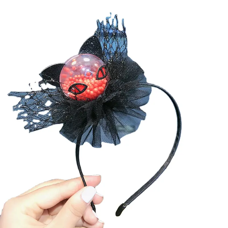 Nuovo acrilico cappello strega luminoso fascia elettronica per la festa di Halloween e Cosplay Flash