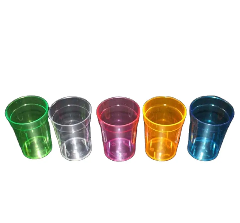 Tasse lumineuse jetable à LED colorée, fournitures de décoration pour Bar, boîte de nuit, fête, gobelets 50 pièces