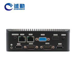 OEM Thin Client PC J4125/J6412 DDR4 Mini caja de la computadora 6COM H-D VGA Dual Lan Industrial sin ventilador Ubuntu Mini PC con 6Com - Product Image 4