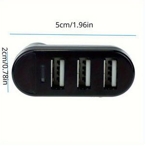 USB-концентратор для компьютера, ноутбука, USB-концентратор, 3,0 адаптер, вращающийся высокоскоростной USB-считыватель дисков, разветвитель, 3 порта, USB-3,0 - Product Image 5