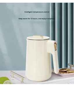 קומקום חשמלי נירוסטה קומקום כפול שכבה קומקום אמבטיה מלון 0.8l קיבולת מתחת 800w כוח - Product Image 1