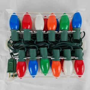Conjunto de luz de cerâmica vermelha 25 lt <span class=keywords><strong>c9</strong></span>, lâmpada e17, conjunto de luz para parede de natal, decoração de parede, para jardim, para áreas externas