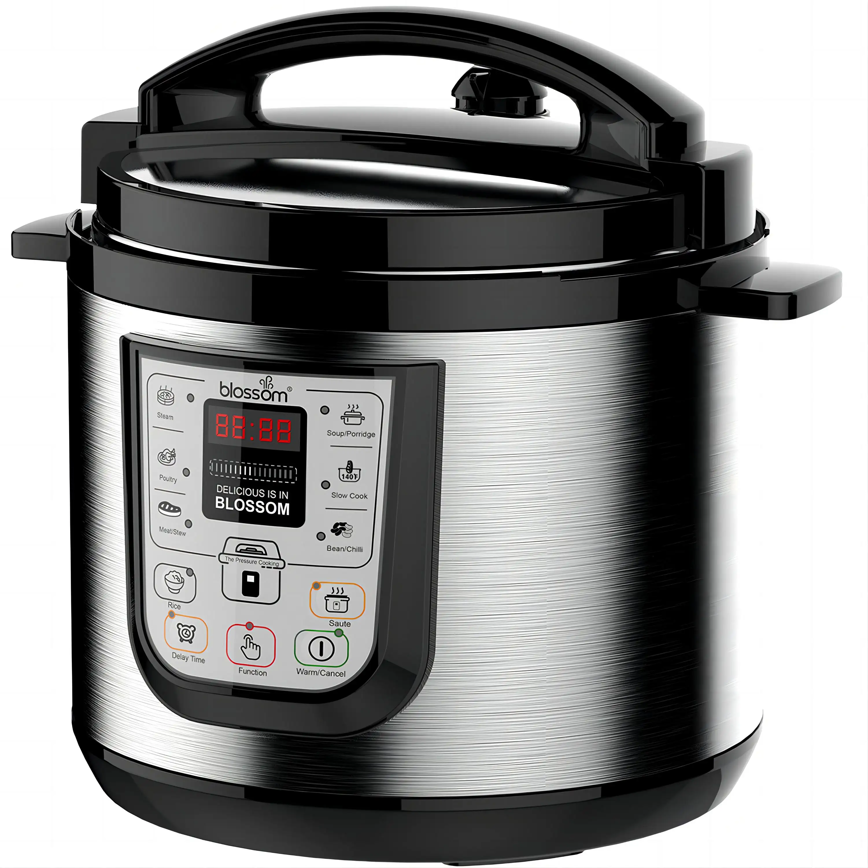 Multifunctional 6L 110V 80Kpa Jinhao Oil stainless steel kitchen Intelligent electric pressure cooker