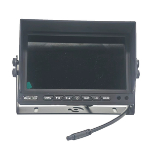 Monitor de grabación con 4 canales para vehículo, pantalla Hd Lcd dividida de 7 pulgadas, Mdvr, 1024x600, entrada Vga
