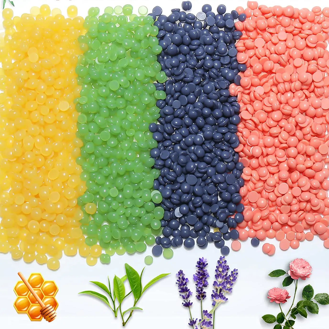 Wholesale Cheap Large Bulk Depilatory Wax Private Label Beans Organic Raw Materials Hard Wax Beads for Hair Removal