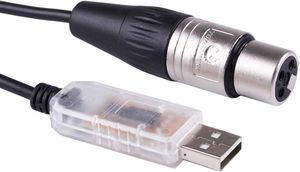 Adattatore di interfaccia da USB a DMX LED DMX512 Computer PC fase Lighting3696 - Product Image 2