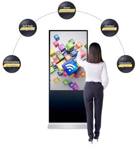 Дешевые Android напольная подставка Digital Signage Player ТВ Лифт рекламное оборудование сенсорный ЖК-дисплей 32 43 55 65 75 экран - Product Image 3