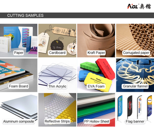 AOL üretici ait dijital masaüstü <span class=keywords><strong>Plotter</strong></span> kesiciler tabloları makineleri otomatik besleyici gri karton konik mili kesme - Product Image 5