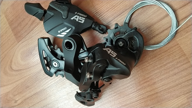 Dérailleur + dérailleur 50T A9 1-1 noir