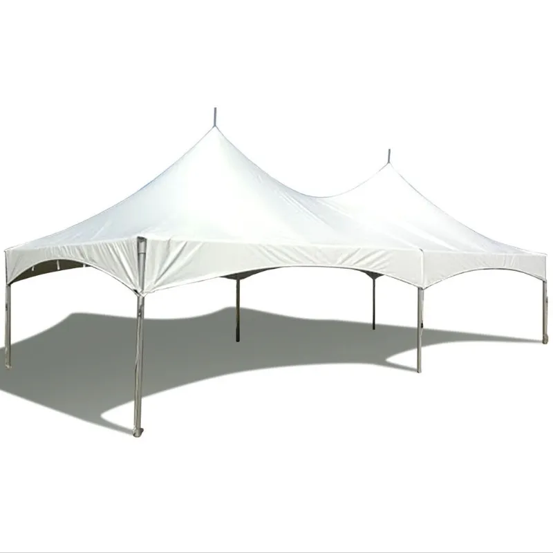 Commercial Party Canopy Tent 15x30 FT White High Peak Frame All Weather Gazebo