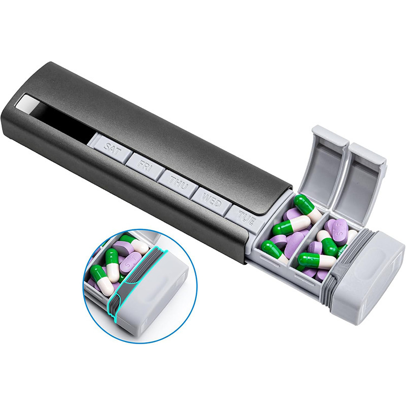 alliage d'aluminium-modèle pp-gris-7 compartiments