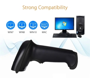 低成本激光条形码扫描仪带USB RS232接口条形码阅读器的廉价条形码扫描机 - Product Image 3