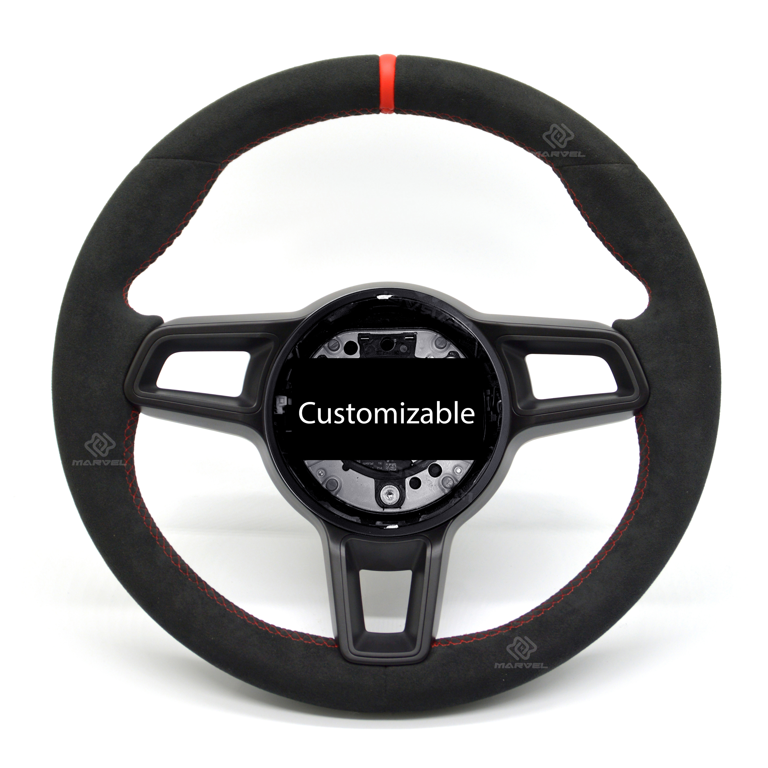 Alcantara steering wheel + Red Recycling Mark