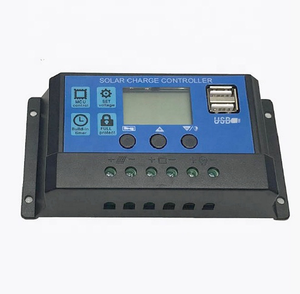 10A-60A Solar laderegler 12V 24V Auto PWM 5V Ausgangs regler PV Home Batterie ladegerät LCD Dual USB YC-001 - Product Image 1